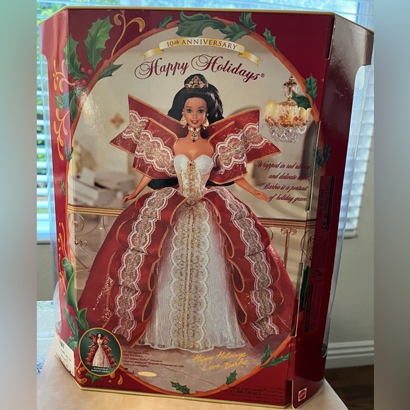 1997 Holiday Barbie Special Edition 10th Anniversary - Picture 3 of 5